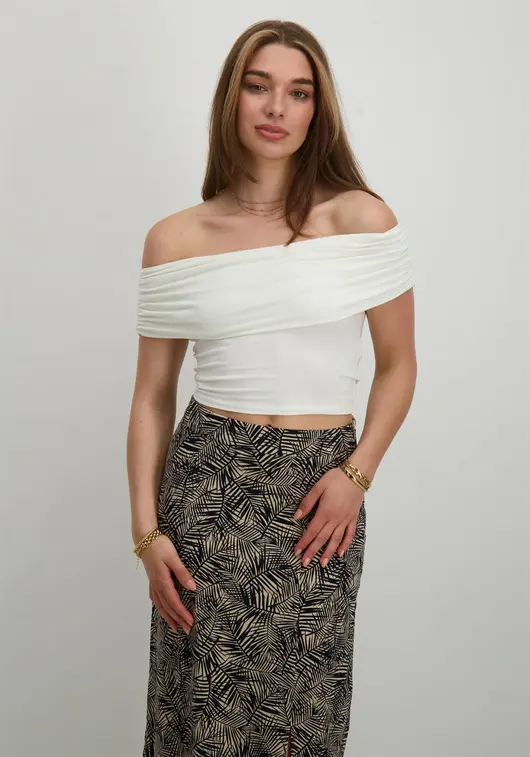Only ONLLIVE LOVE S/L OFF SHOULDER TOP C 15338616