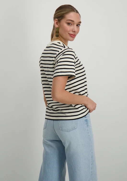 Only ONLLIVINA S/S STRIPE TEE JRS 15272227