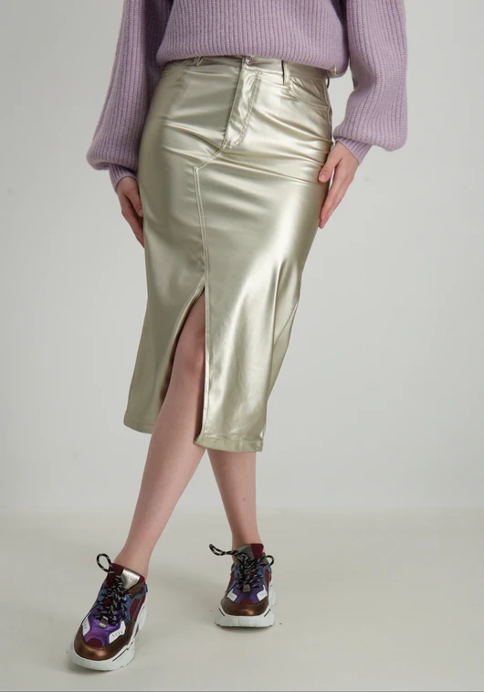 Only ONLLOLA-ELYNA HW METAL LONG SKIRT P 15328037