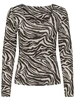 Only ONLLONE AOP L/S TWO WAY TOP JRS 15354789