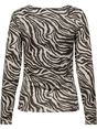Only ONLLONE AOP L/S TWO WAY TOP JRS 15354789