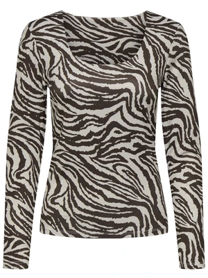 Only ONLLONE AOP L/S TWO WAY TOP JRS 15354789