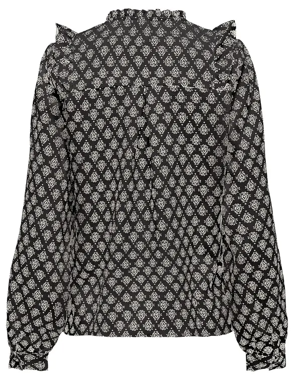 Only ONLLUSIA LIFE LS V-NECK TOP WVN CS 15331751