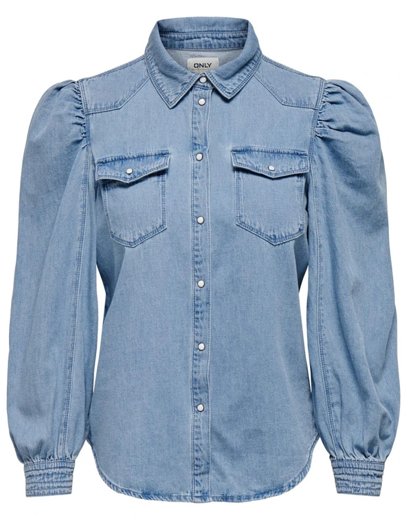 Only ONLMALLORY LIFE LS DNM SHIRT QYT 15245681