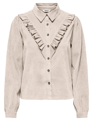Only ONLMARIKE L/S CORD FRILL SHIRT PNT 15334332