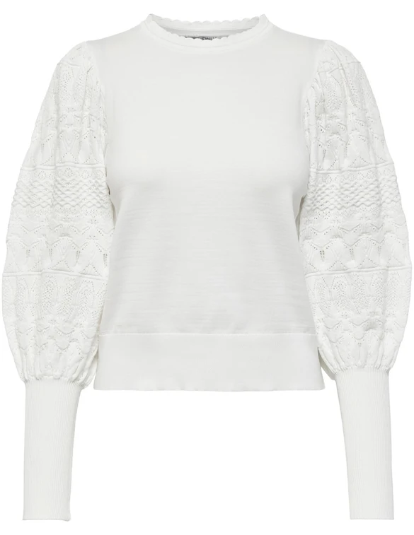 Only ONLMELITA L/S O-NECK PULLOVER KNT N 15235327