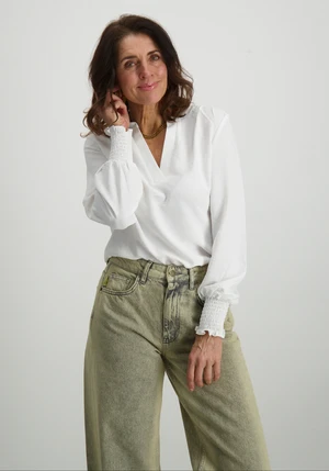 Only ONLMETTE V-NECK LS SMOCK TOP NOOS W 15284309
