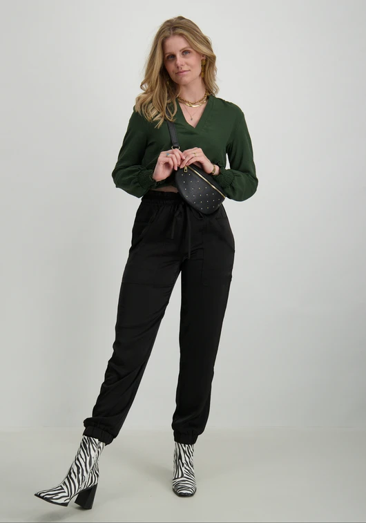 Only ONLMETTE V-NECK LS SMOCK TOP NOOS W 15284309