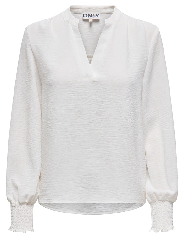 Only ONLMETTE V-NECK LS SMOCK TOP NOOS W 15284309
