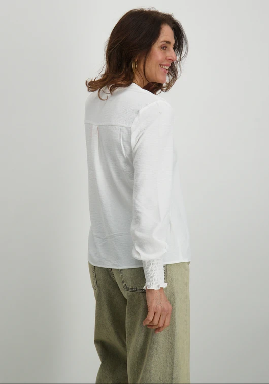 Only ONLMETTE V-NECK LS SMOCK TOP NOOS W 15284309