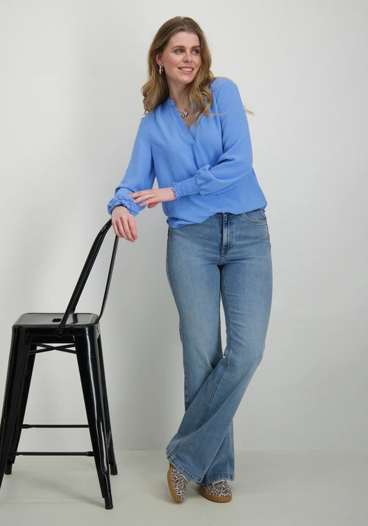 Only ONLMETTE V-NECK LS SMOCK TOP NOOS W 15284309