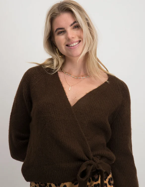 Only ONLMIA L/S WRAP CARDIGAN KNT NOOS 15248652