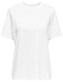 Only ONLMONJA S/S STUDS TEE JRS 15340939