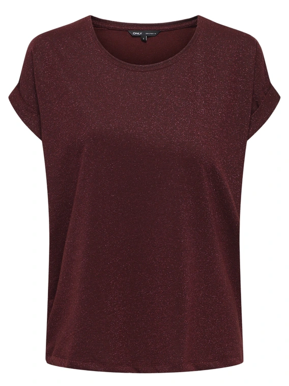Only ONLMOSTER GLITTER S/S TOP NOOS JRS 15356991