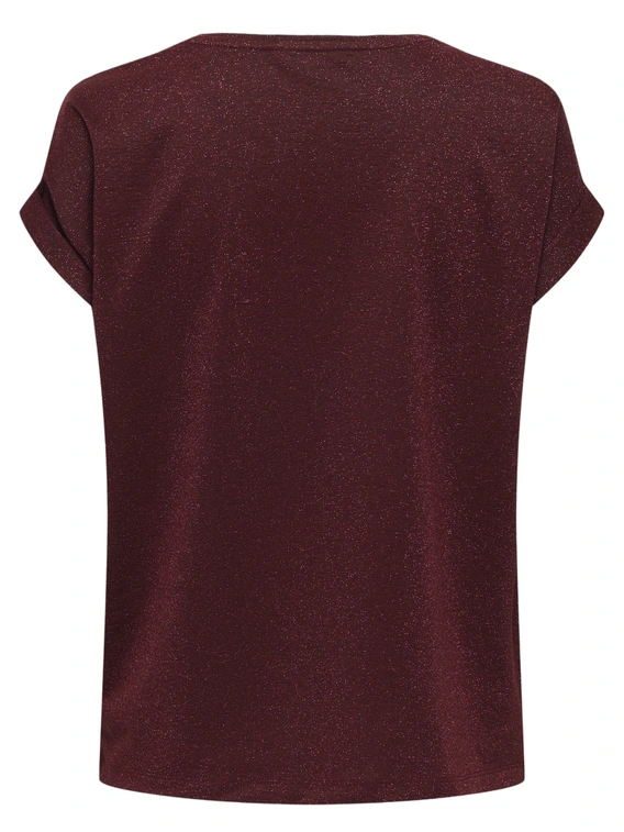 Only ONLMOSTER GLITTER S/S TOP NOOS JRS 15356991