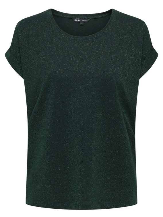 Only ONLMOSTER GLITTER S/S TOP NOOS JRS 15356991
