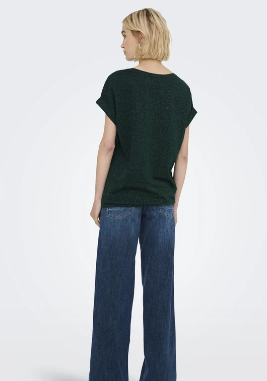 Only ONLMOSTER GLITTER S/S TOP NOOS JRS 15356991