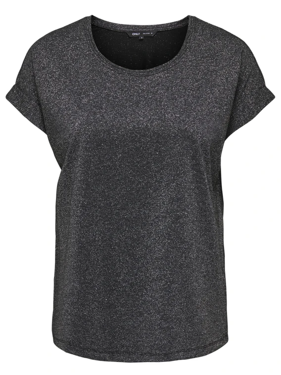 Only ONLMOSTER GLITTER S/S TOP NOOS JRS 15356991