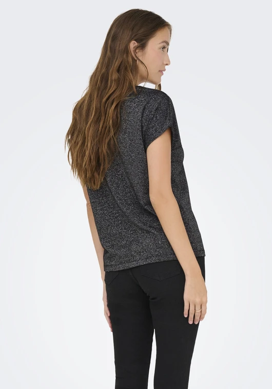 Only ONLMOSTER GLITTER S/S TOP NOOS JRS 15356991