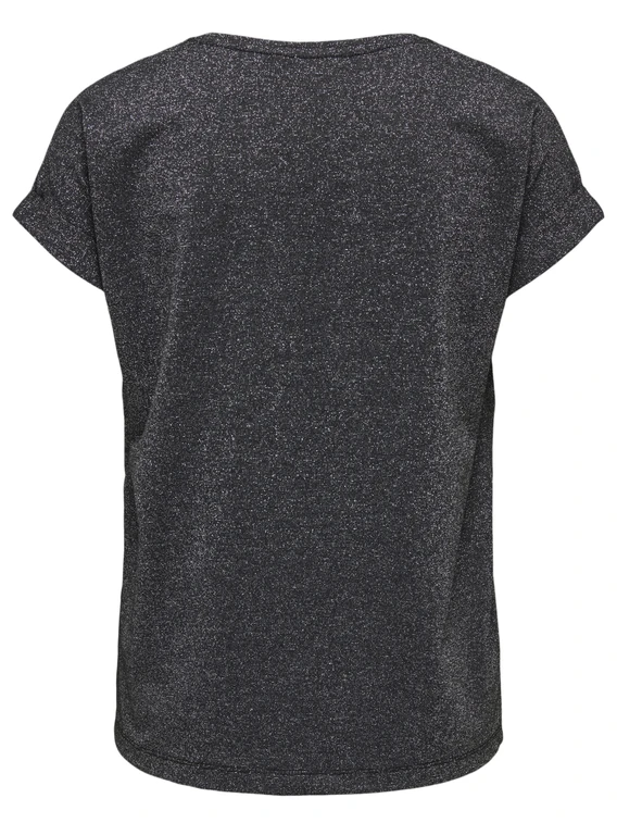 Only ONLMOSTER GLITTER S/S TOP NOOS JRS 15356991