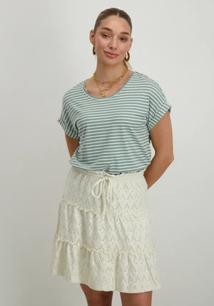 Only ONLMOSTER STRIPE S/S O-NECK TOP JRS 15206243