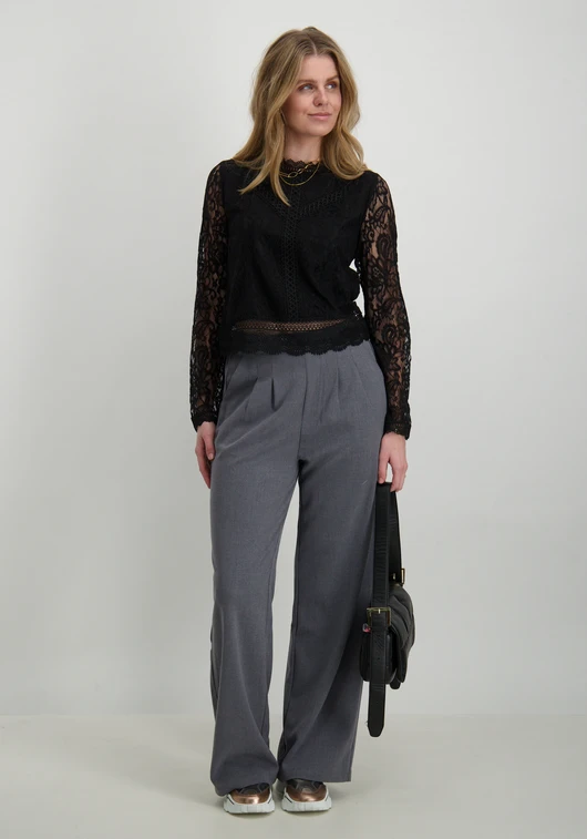 Only ONLNEW KARO LS LACE TOP WVN 15276400