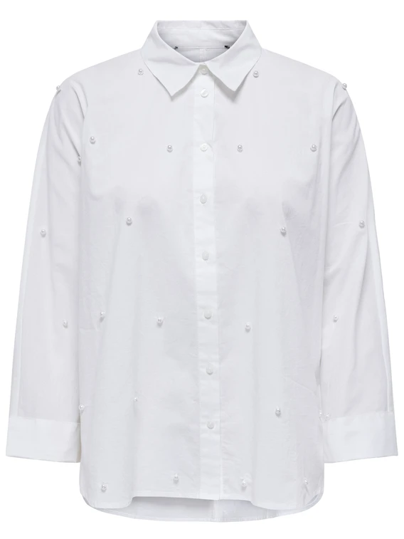 Only ONLNEW LINA GRACE LS PEARL SHIRT WV 15360466
