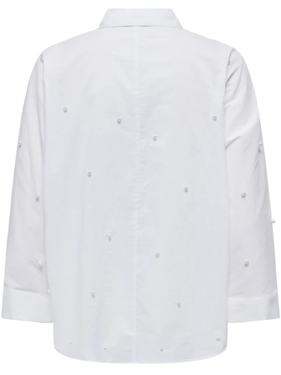 Only ONLNEW LINA GRACE LS PEARL SHIRT WV 15360466
