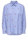 Only ONLNEW LINA GRACE LS STR EMB SHIRT 15344336