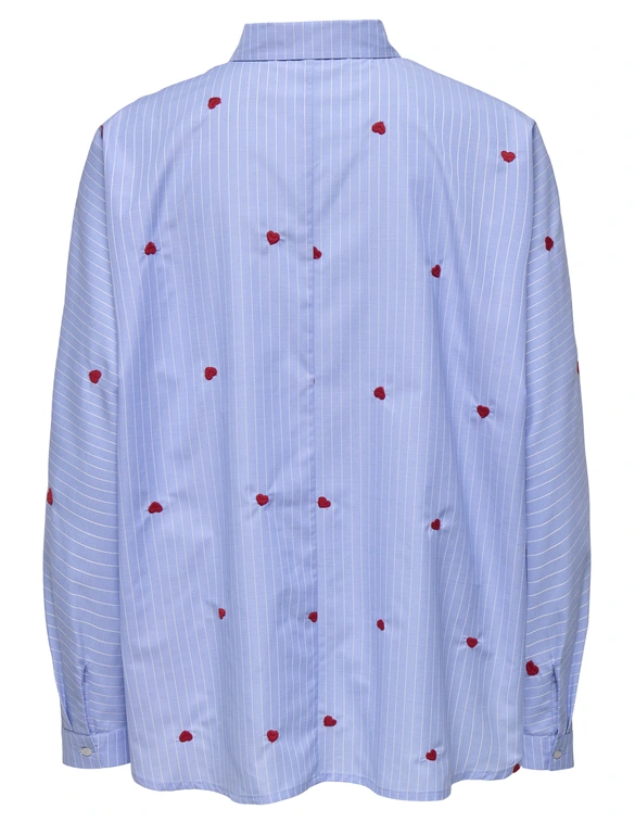 Only ONLNEW LINA GRACE LS STR EMB SHIRT 15344336