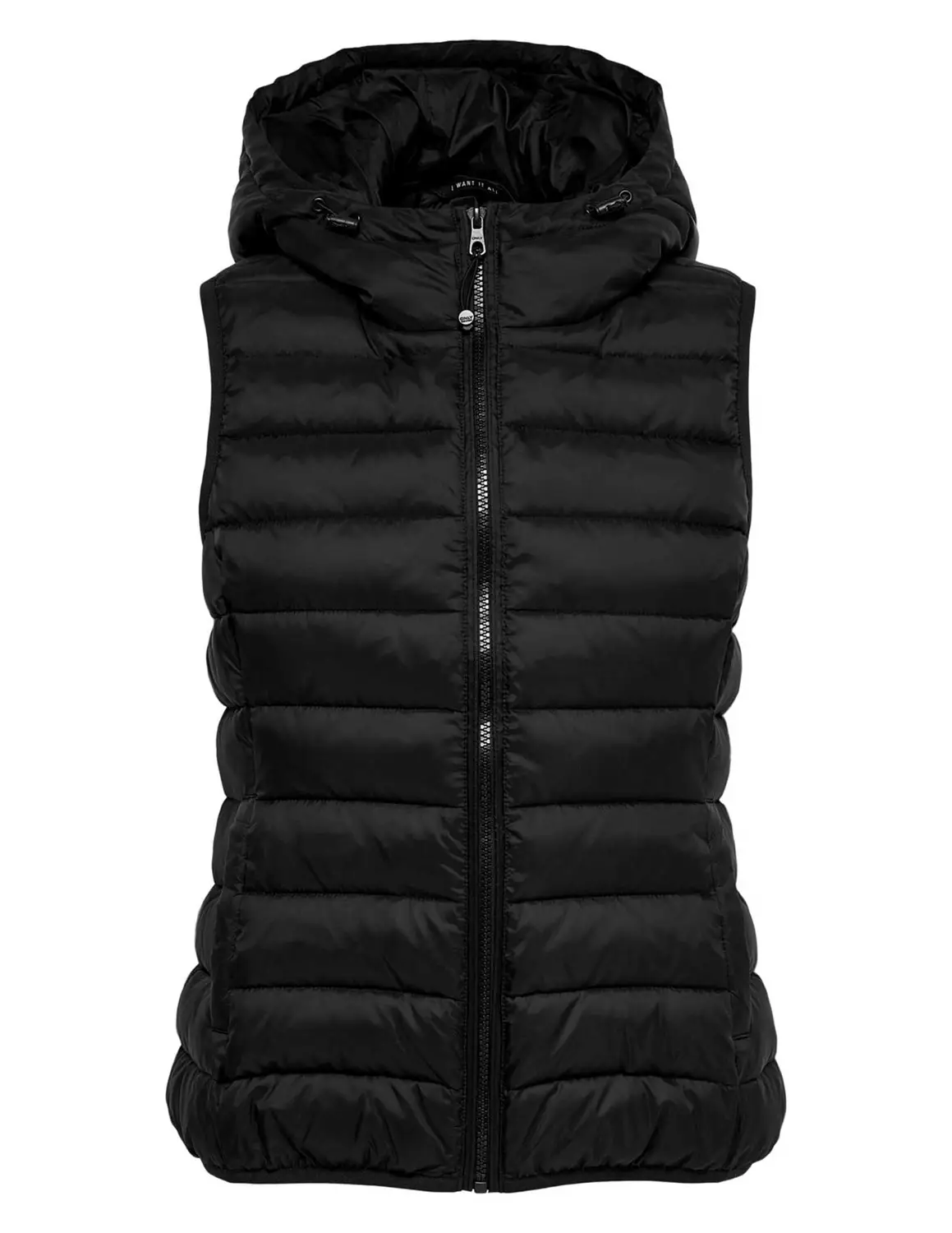 Only ONLNEWTAHOE HOOD WAISTCOAT OTW NOOS 15205760 zwart-antraciet 1 kopen  bij The Stone