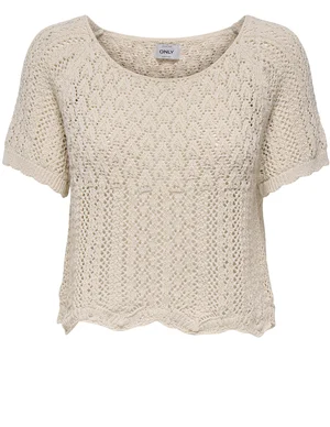 Only ONLNOLA LIFE S/S PULLOVER KNT NOOS 15348591