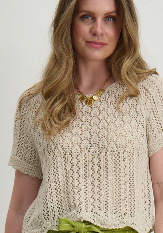 Only ONLNOLA LIFE S/S PULLOVER KNT NOOS 15348591