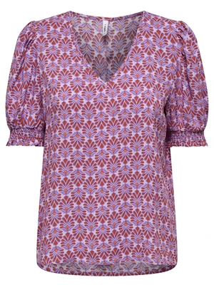 Only ONLNOVA LIFE VIS S/S BLAIR TOP AOP 15256766