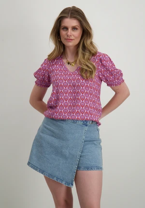 Only ONLNOVA LIFE VIS S/S BLAIR TOP AOP 15256766