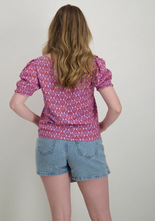 Only ONLNOVA LIFE VIS S/S BLAIR TOP AOP 15256766