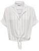 Only ONLPAULA LIFE S/S TIE SHIRT WVN NOO 15281497
