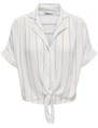 Only ONLPAULA LIFE S/S TIE SHIRT WVN NOO 15281497