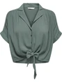 Only ONLPAULA LIFE S/S TIE SHIRT WVN NOO 15281497