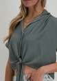 Only ONLPAULA LIFE S/S TIE SHIRT WVN NOO 15281497
