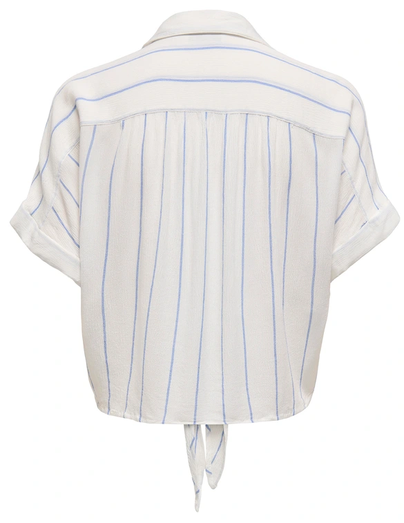 Only ONLPAULA LIFE S/S TIE SHIRT WVN NOO 15281497