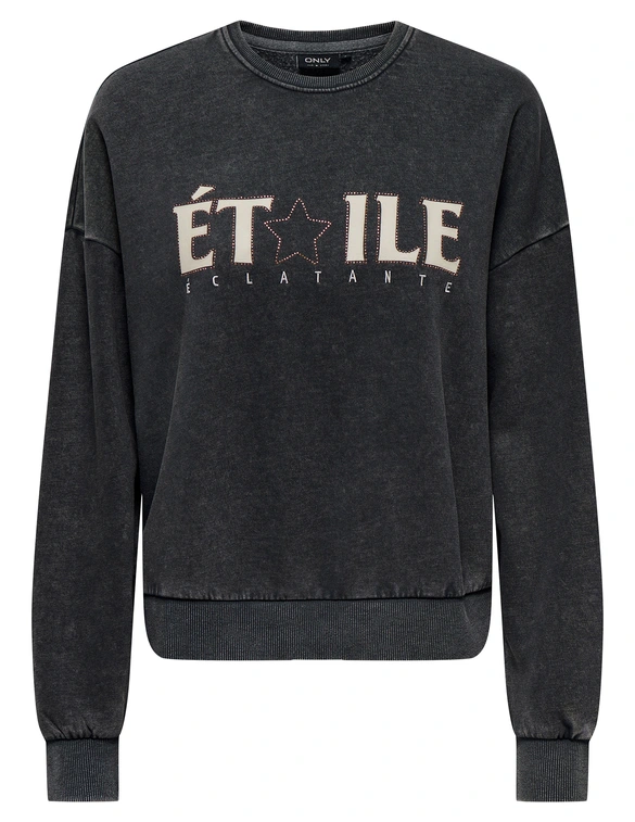 Only ONLPENELOPE L/S BEADS O-NECK SWT 15337220