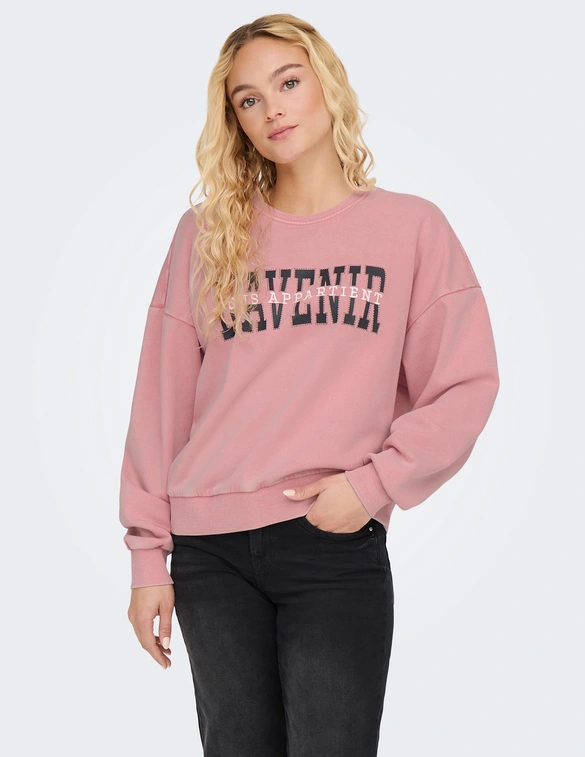 Only ONLPENELOPE L/S BEADS O-NECK SWT 15337220