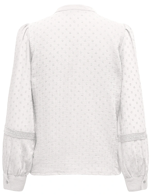 Only ONLPIXIE LS DOBBY BUTTON TOP WVN 15346682