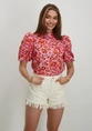 Only ONLPOLLY PUFF TOP WVN CS 15336253