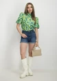 Only ONLPOLLY PUFF TOP WVN CS 15336253