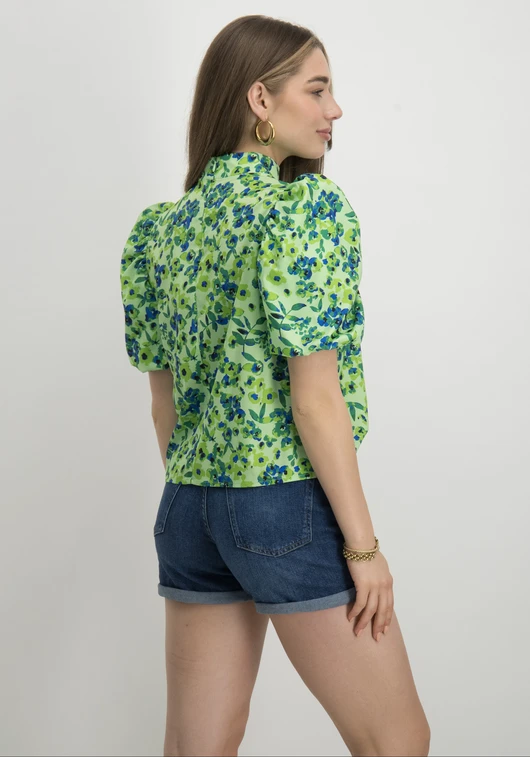 Only ONLPOLLY PUFF TOP WVN CS 15336253