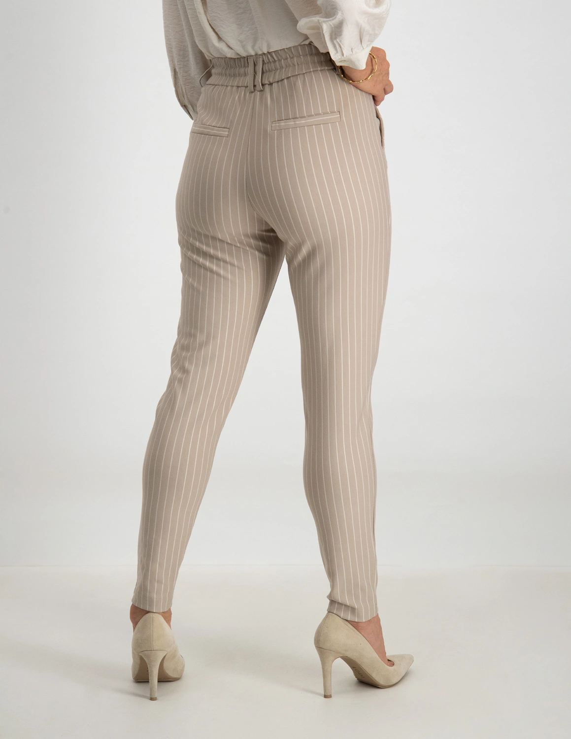 Only ONLPOPTRASH EASY RUSH STRIPE NO 15176615 Stone The kopen beige-4 PNT bij