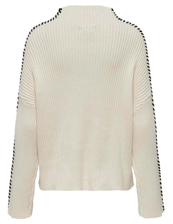 Only ONLQUEENIE LS CONTRAST HIGH NECK PR 15330680
