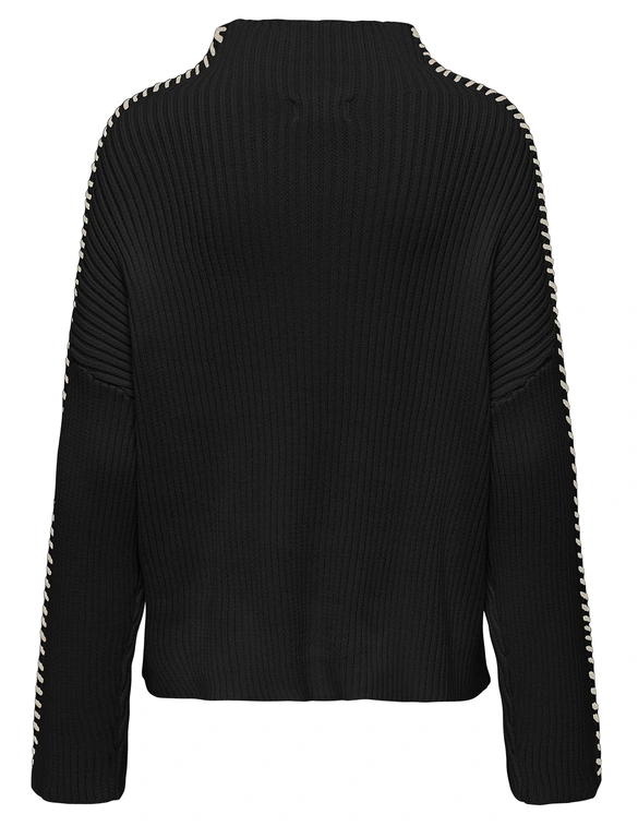 Only ONLQUEENIE LS CONTRAST HIGH NECK PR 15330680